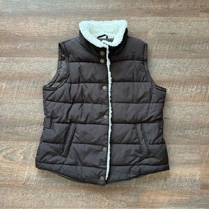 Maurices White and Brown Sherpa Jacket